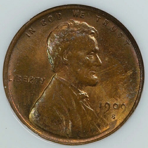 1909-S VDB 1C リンカーン ウィート セント MS64RB NGC 186700-011