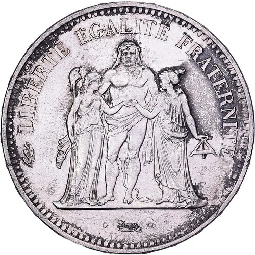 [#1213547] フランス、50フラン、エルキュール、1974年、ハイブリッド発行、銀貨、AU、ガドゥリー:8