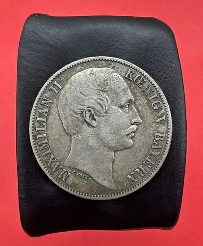 1863 ドイツ諸州 バイエルン 1 Vereinsthaler VF KM 852