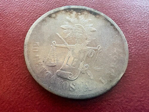 1876 アラモス 50 センタボス シルバー ? 大胆な翼のディテール ? リバティ キャップ & スケール