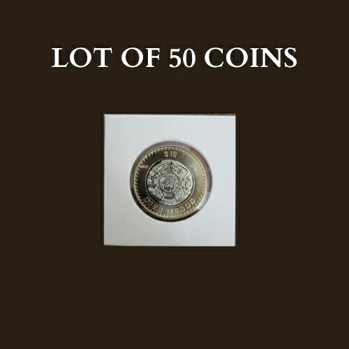メキシコ 10 ペソ コイン 50 枚ロット 50 モネダ デ 10 ペソ メキシコ 2019