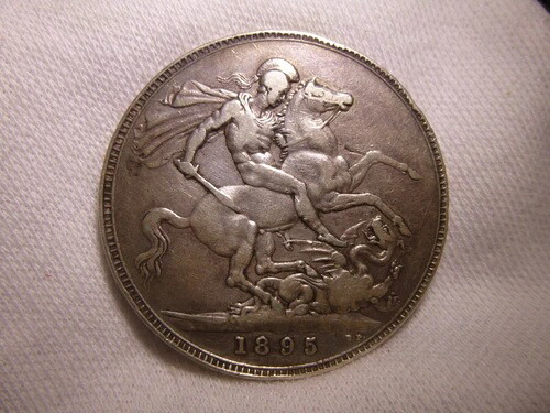 1895年 イギリス シルバークラウン