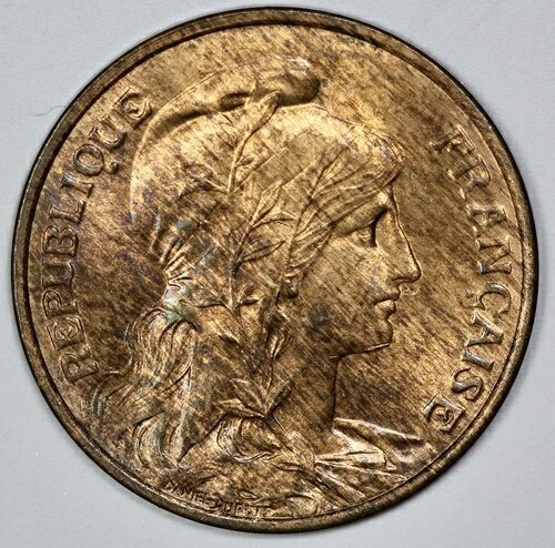1917年 フランス デュピュイ 5 サンタイム UNC 58,300円