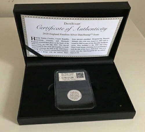Simply Coins ~ 2002年日付印付きシルバープルーフ1ポンドコイン