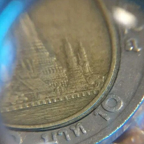 エラーコイン バイメタルタイ 10バーツ バイメタル処理失敗 / 9 39,325円