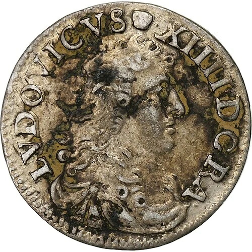 [#1279224] フランス、ルイ 14 世、4 Sols des Traitants、1676 年、ヴィミ、シルバー、EF
