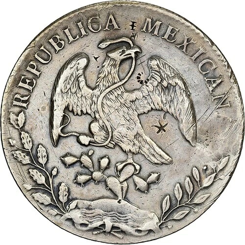 [#1121319] メキシコ、8 レアル、1895 年、メキシコシティ、コントレマルケ、シルバー、VF、KM:377
