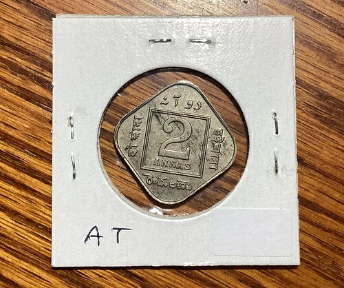 イギリス領インド 1920年 ジョージ5世 2アン??ナコイン（オーストラリア）希少品