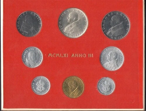 1961 バチカン、ヨハネ 23 世、第 3 年、完全な年 BU