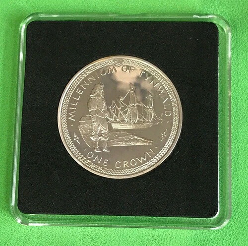 Simply-Coins ~ 1979年 マン島 シルバープルーフ ティンワルド千年王国記念コイン