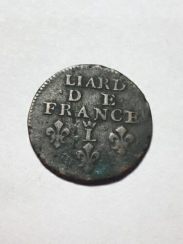 フランス王室貨幣 ルイ14世 1696年 L D E シフト (8-14)