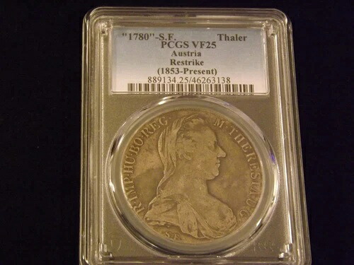 1780年 ターラー オーストラリア PCGS VF 35