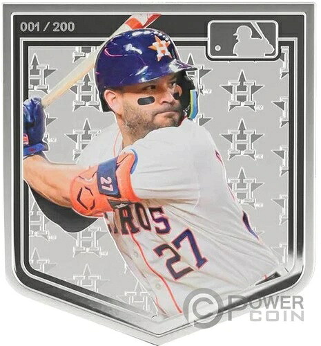 ホセ・アルトゥーベ MLB 選手 3オンス シルバーコイン 5ドル ニウエ 2025