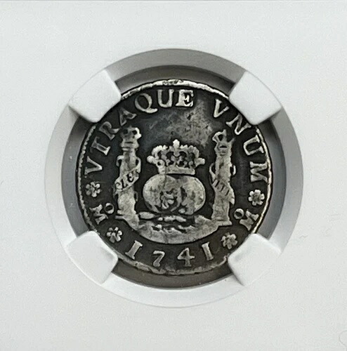 1741MO MF メキシコ 2 レアル VF 詳細 NGC