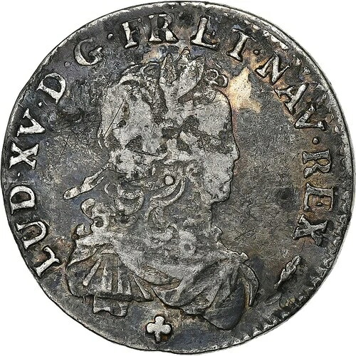 [#1288185] フランス、ルイ 15 世、1/6 エキュ・ド・フランス、1723 年、アミアン、未公開 !｜WORLD RESOURCE【QUEEN店】