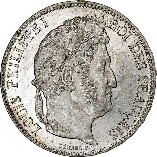 [#1307786] フランス、ルイ フィリップ、5 フラン、1842 年、ボルドー、シルバー、AU、ガドゥリー｜WORLD RESOURCE【QUEEN店】