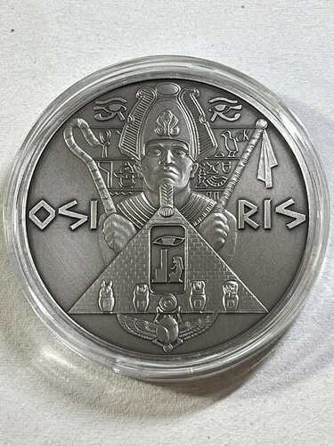2022年 ニウエ 10ドル オシリス 5オンス 銀貨 少量発行