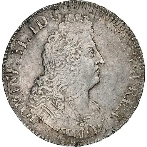 [#1288635] フランス、ルイ 14 世、エクオ 8 L 2e タイプ、1704 年、パリ、改革、シル、v