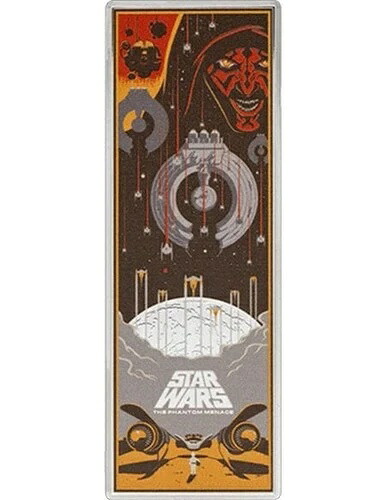 ファントムメナス スターウォーズ シルバーポスター 3オンス シルバーコイン 5ドル ニウエ 2025年