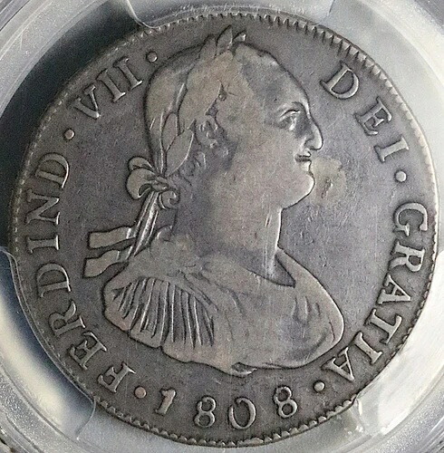 1808 PCGS VF 25 グアテマラ 4レアル コロニアル フェルディナンド7世 コイン POP 1/1 25051902D