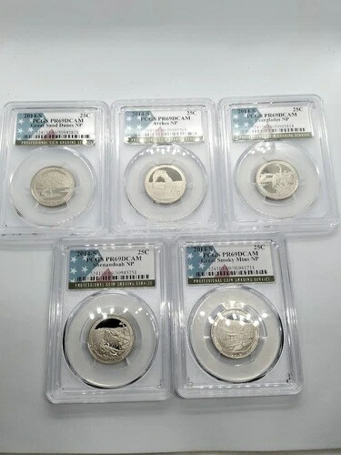 5枚組 PCGS PR69DCAM 2014 S USA The Beautiful / 71