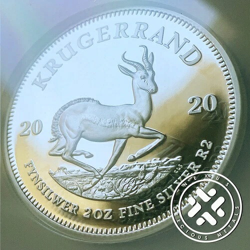 2020 NGC PF 69 ウルトラカメオ クルーガーランド 2オンス シルバープルーフコイン｜WORLD RESOURCE【QUEEN店】