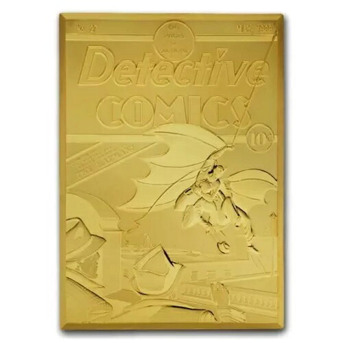 DC 90周年記念 - 黄金時代 - 探偵コミックス#27 金メッキコイン 5オンス シルバー｜WORLD RESOURCE【QUEEN店】