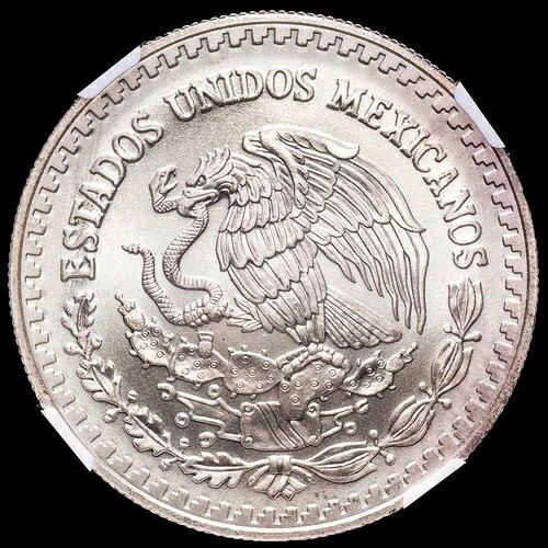 メキシコ共和国 1 オンザ (31,1 gramosg) 1997 メキシコ KM613 MS 67|WORLD RESOURCE【QUEEN店】