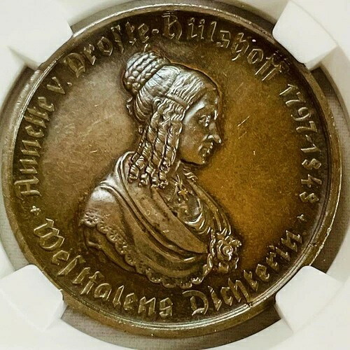 1923年 ドイツ ウェストファリア 500マルク銅貨 NGC MS 62/53｜WORLD RESOURCE【QUEEN店】