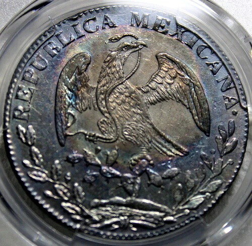 メキシコ 1845 Go-PM 8 実物 PCGS AU 詳細クリーニング済み 249-235|WORLD RESOURCE【QUEEN店】