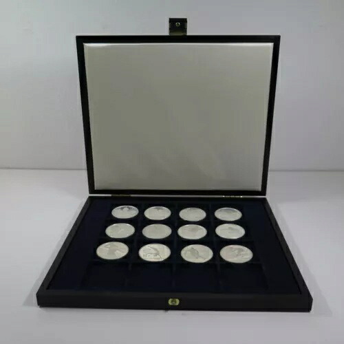 [R1024] 12x 10元銀貨、中国