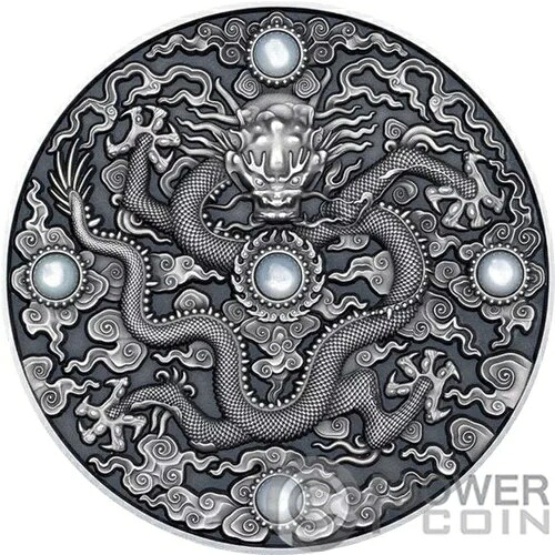 中国龍の芸術 2オンス 銀貨 5ドル ニウエ 2023年