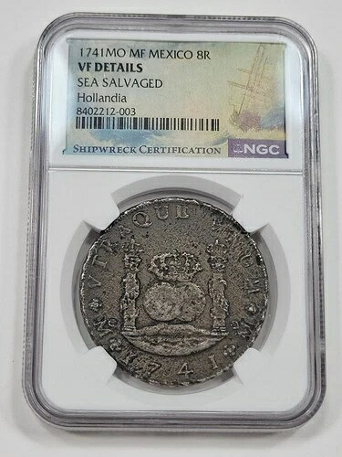 1741 Mo メキシコ シルバー 8 レアル ホランディア NGC VF ピラー ドル 希少 *K734｜WORLD RESOURCE【QUEEN店】 118,800円