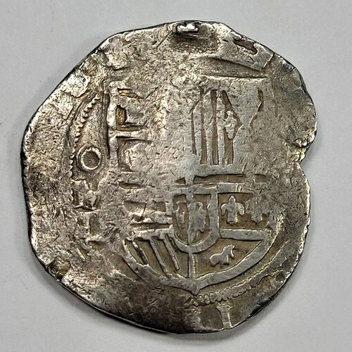 1618年製 メキシコ製 コブ 8レアル Mo D 希少 活字鑑定士 D スペイン語 *K52|WORLD RESOURCE【QUEEN店】