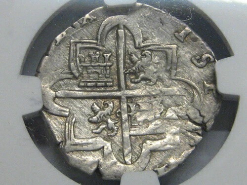 1595年 フィリップ2世 2レアルコブ NGC XF45 セゴビア 鑑定士1世 銀貨 植民地時代 1500年代｜WORLD RESOURCE【QUEEN店】 120,450円