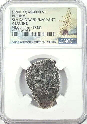 S-DS11 - NGC認定 NG 8-Real 難破船フリーゲントハルト・フィリップ V 1735 の破片 121,000円