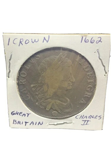 イギリス 1662 1クラウン - チャールズ2世