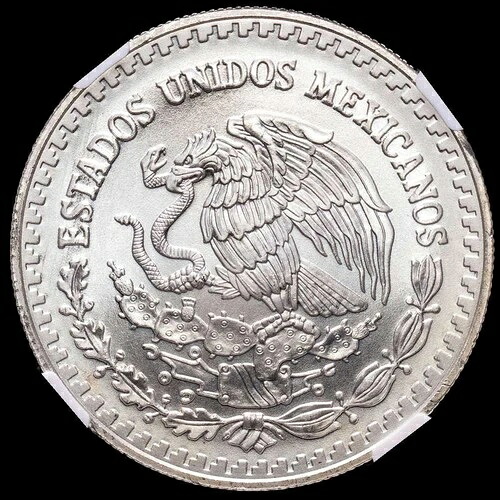 メキシコ共和国 1 オンザ (31,1 グラムモス) 1997 メキシコ KM-613 MS 66