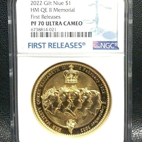 最高評価 2022年 エリザベス2世記念 FR NGC PF70UC 希少 / 28