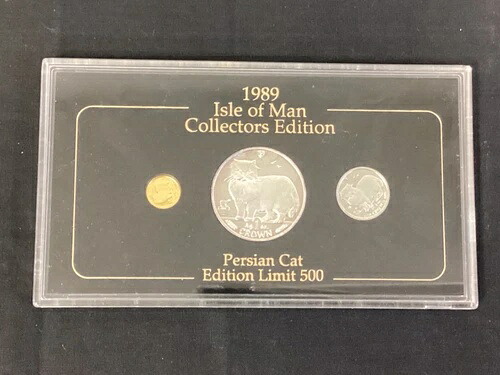 1989年 マン島 3枚セット：1オンス 銀貨、1/25オンス 金貨、1/5オンス プラチナ貨 - スラブ｜WORLD RESOURCE【QUEEN店】