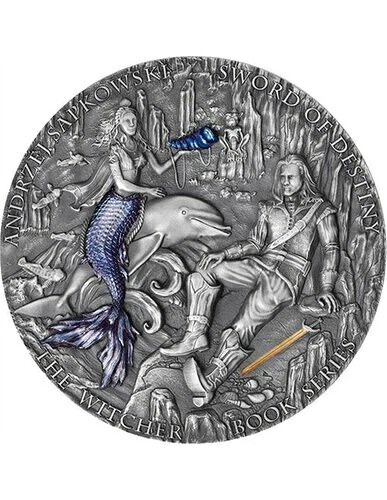運命の剣 ウィッチャー ブックシリーズ 200g 銀貨 15ドル ニウエ 2025年｜WORLD RESOURCE【QUEEN店】