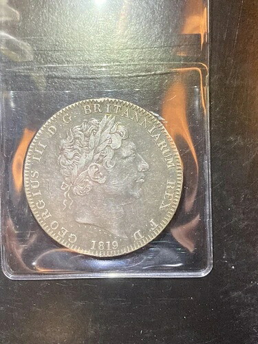 1819年 イギリス ジョージ3世 69年 銀貨 クラウンコイン 希少|WORLD RESOURCE【QUEEN店】