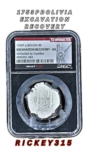 1753P ボリビア 8レアル 発掘回収 AU | NGC認定 | VB 未保管品 144,650円
