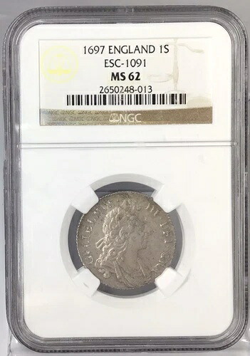 1697 NGC-MS62 イギリス 1S ESC-1091