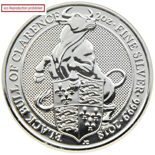 2018年 エリザベス2世 5ポンド銀貨 NGC MS 70 女王の獣 ブラック｜WORLD RESOURCE【QUEEN店】