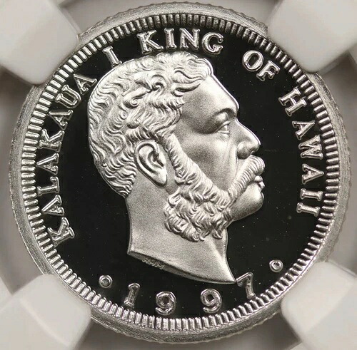 1997年ハワイ 1/4オンス プラチナ プルーフ プエラコイン ? NGC PF69 UC ? ロイヤルハワイアンミント