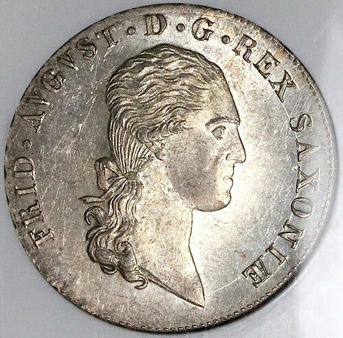 1817 NGC MS 62 ザクセン 2/3 ターラー ドイツ国 フリードリヒ 60k コイン (25042902C)