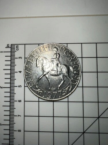 1977年 エリザベス2世記念銀貨 - DG REG FD