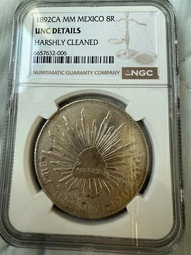 NGC UNC-D メキシコ 1892CA 8R 銀貨 / 74｜WORLD RESOURCE【QUEEN店】