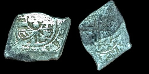 海賊コブ スペイン植民地時代 メキシコ 4レアル 1711 -1728 希少、13G フィリップ5世